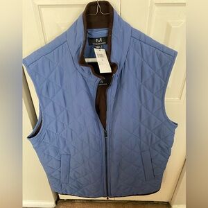 Magaschoni Blue Large Vest- NWT